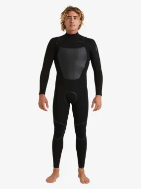 4/3 Marathon Sessions Chest-Zip Wetsuit - Black