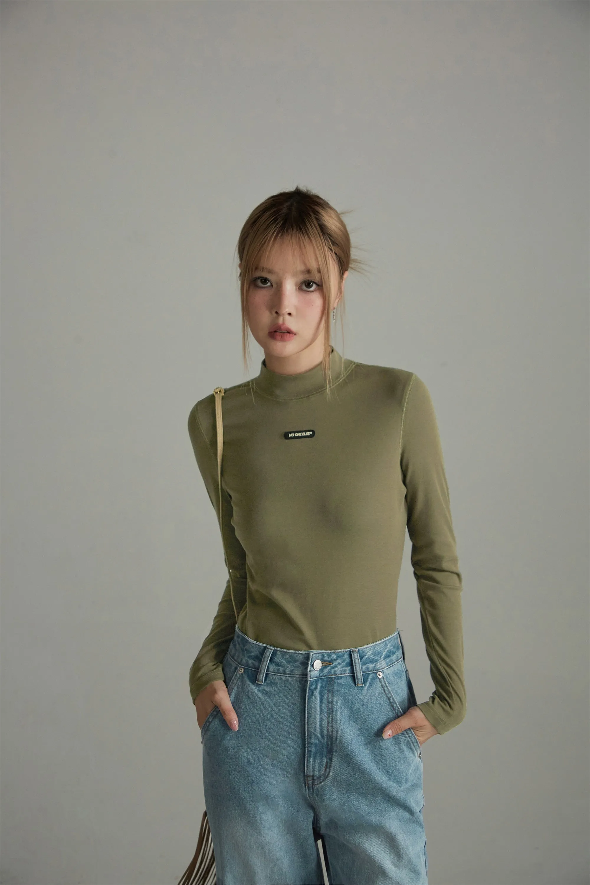 7 Colors Basic Turtleneck Top