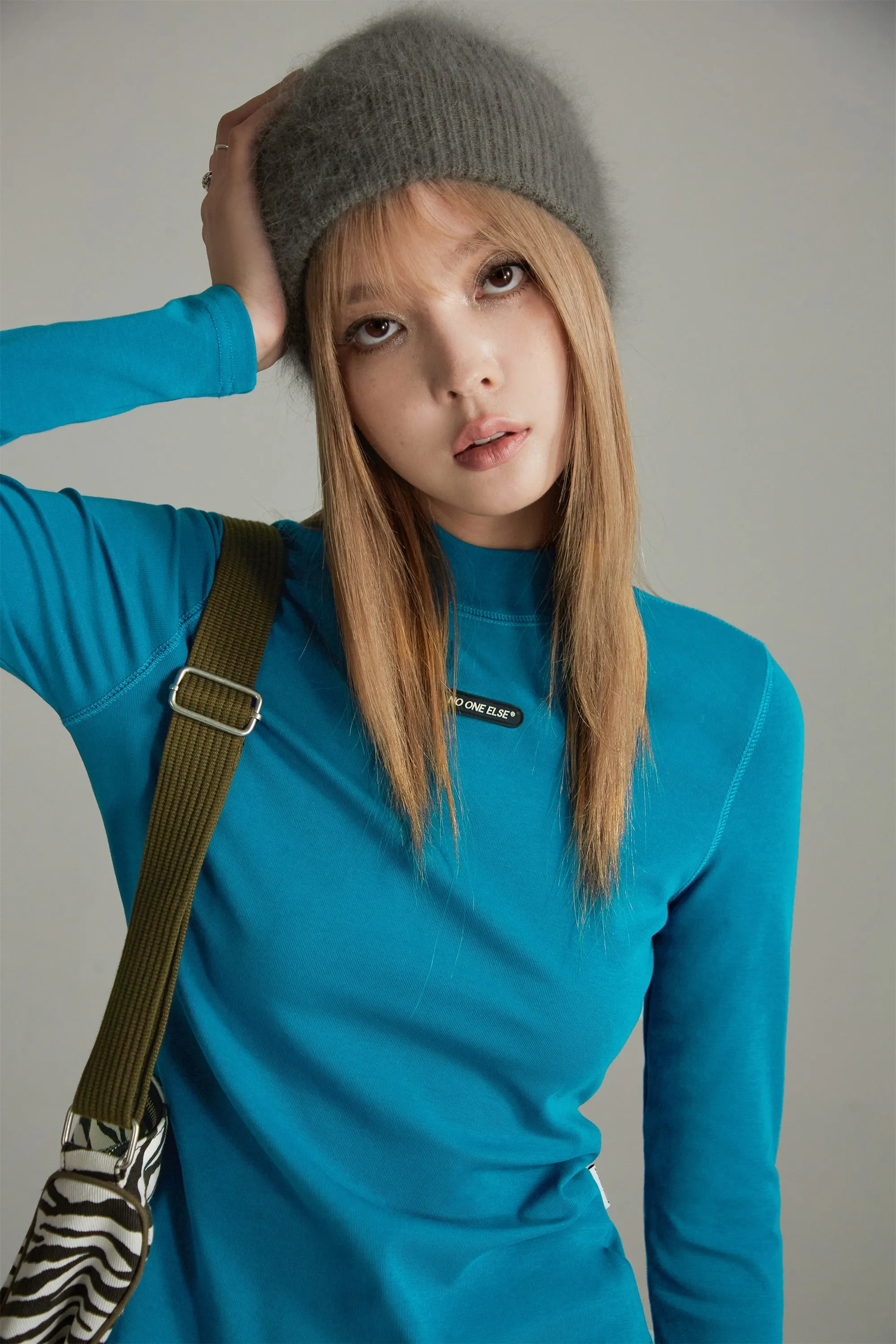 7 Colors Basic Turtleneck Top