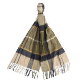 Barbour Carrbridge Tartan Scarf Forest Mist Tartan