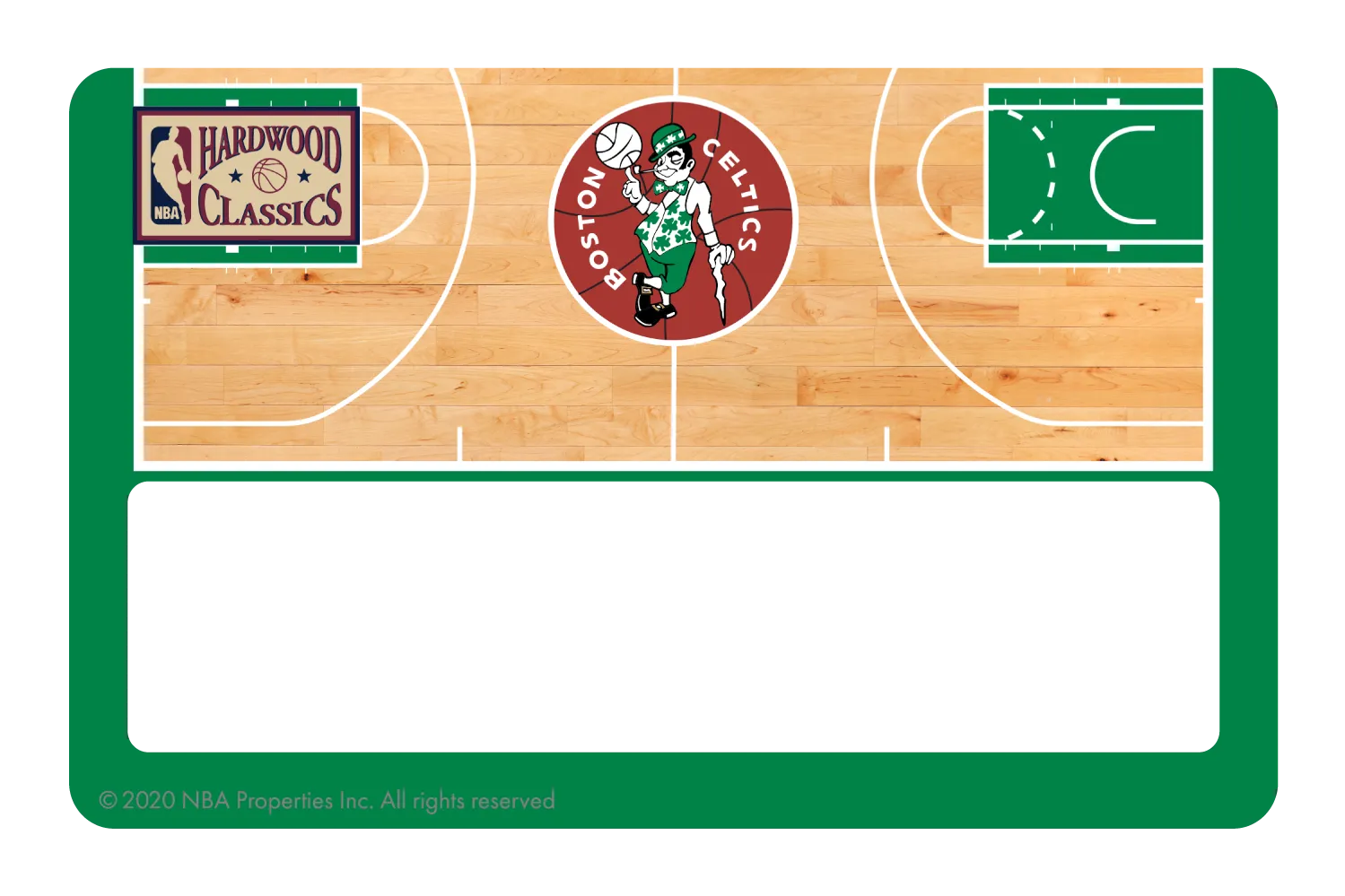 Boston Celtics: Retro Courtside Hardwood Classics