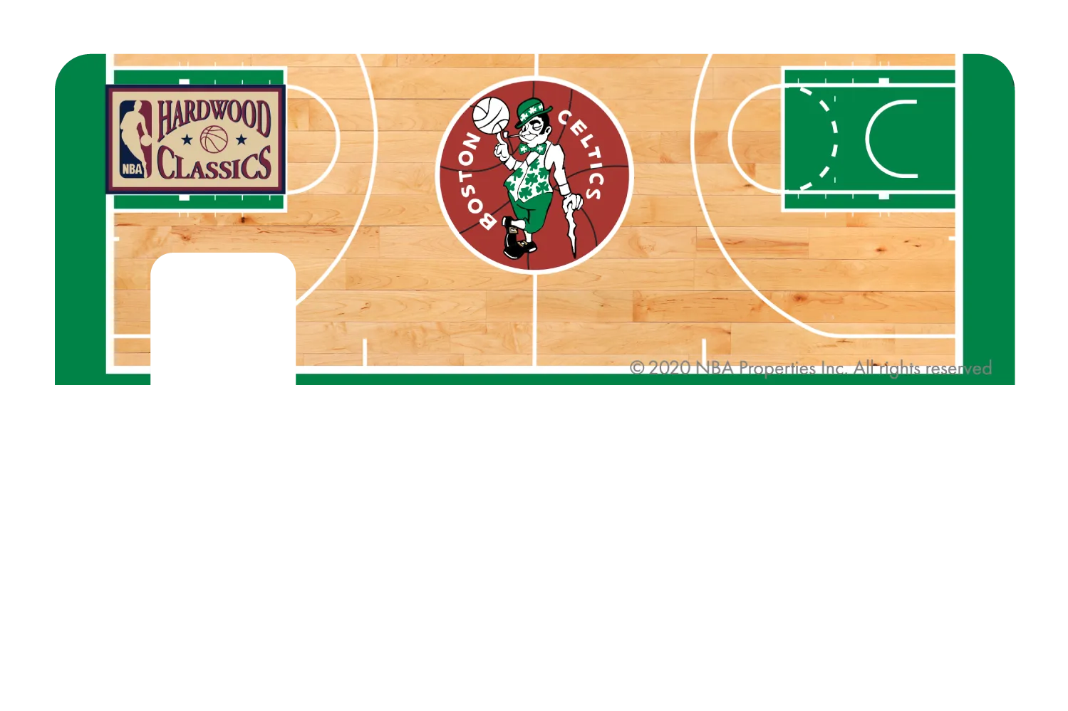 Boston Celtics: Retro Courtside Hardwood Classics