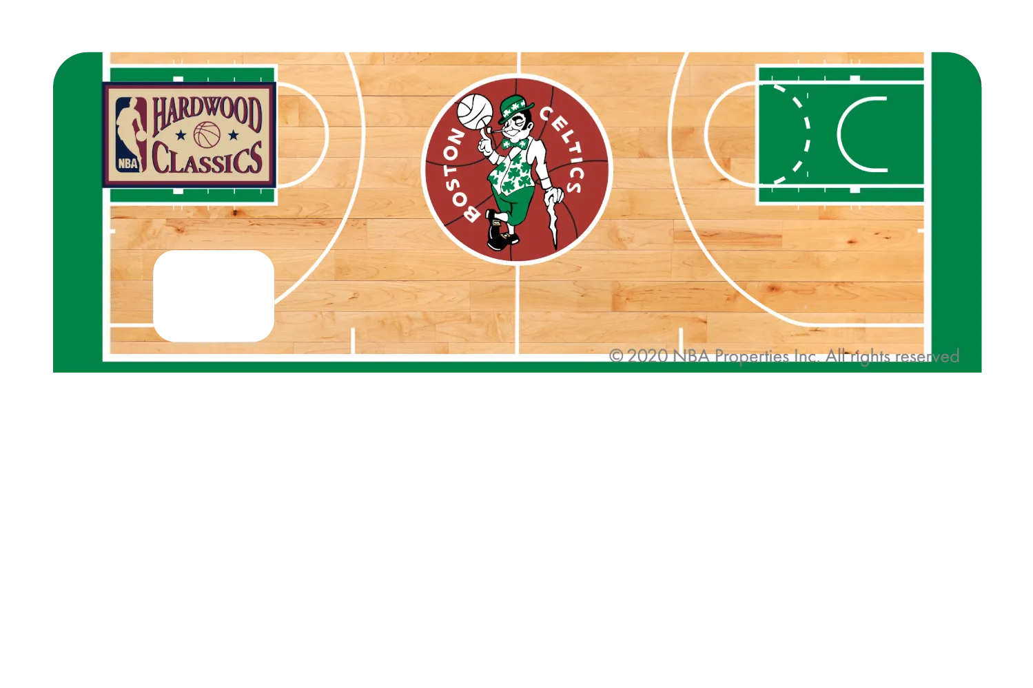 Boston Celtics: Retro Courtside Hardwood Classics