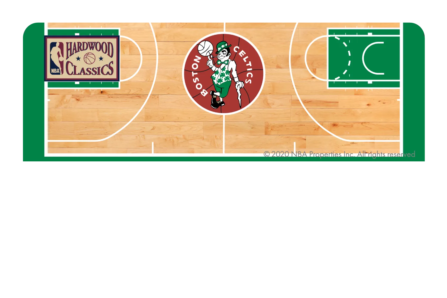 Boston Celtics: Retro Courtside Hardwood Classics