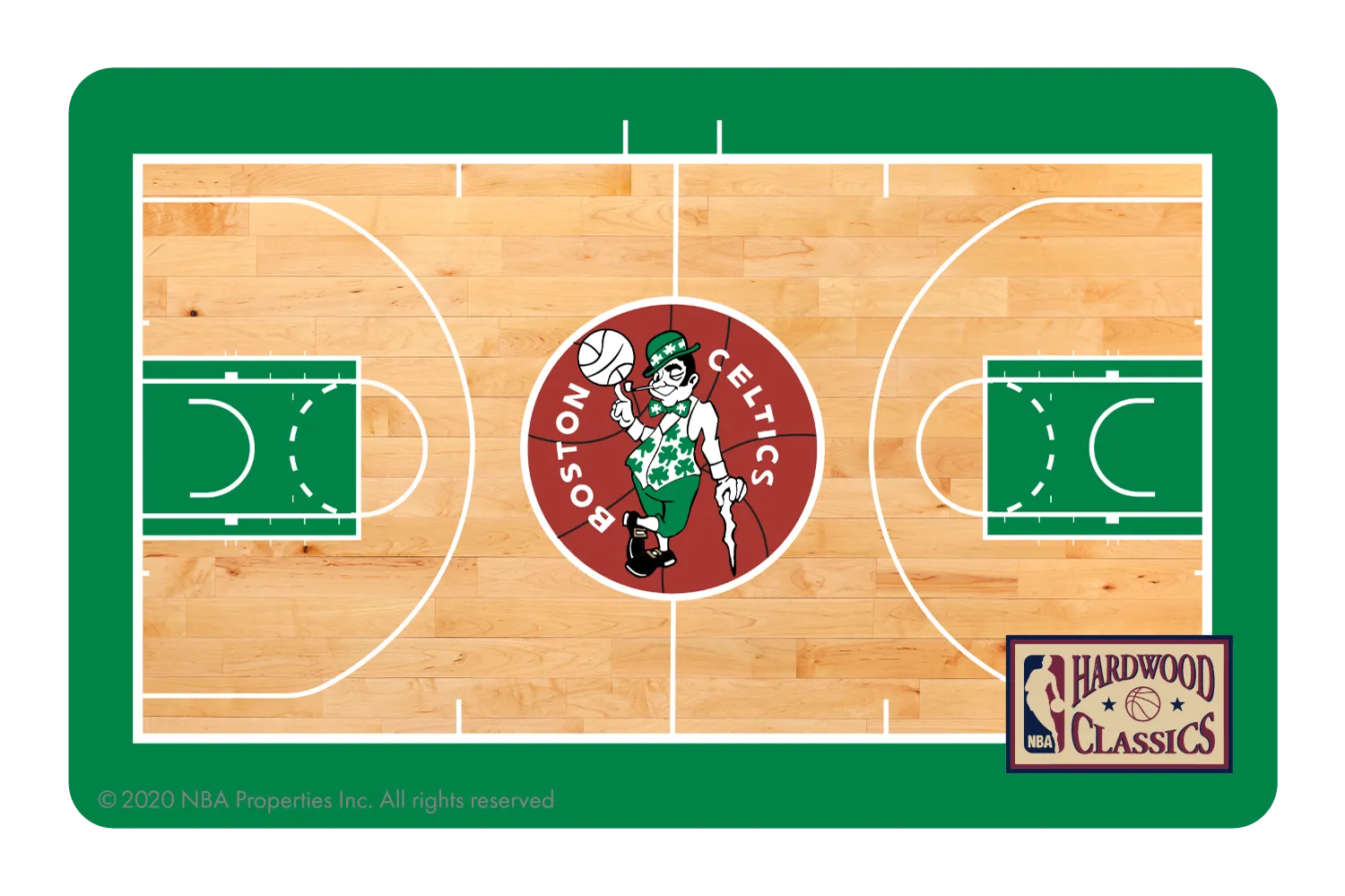 Boston Celtics: Retro Courtside Hardwood Classics