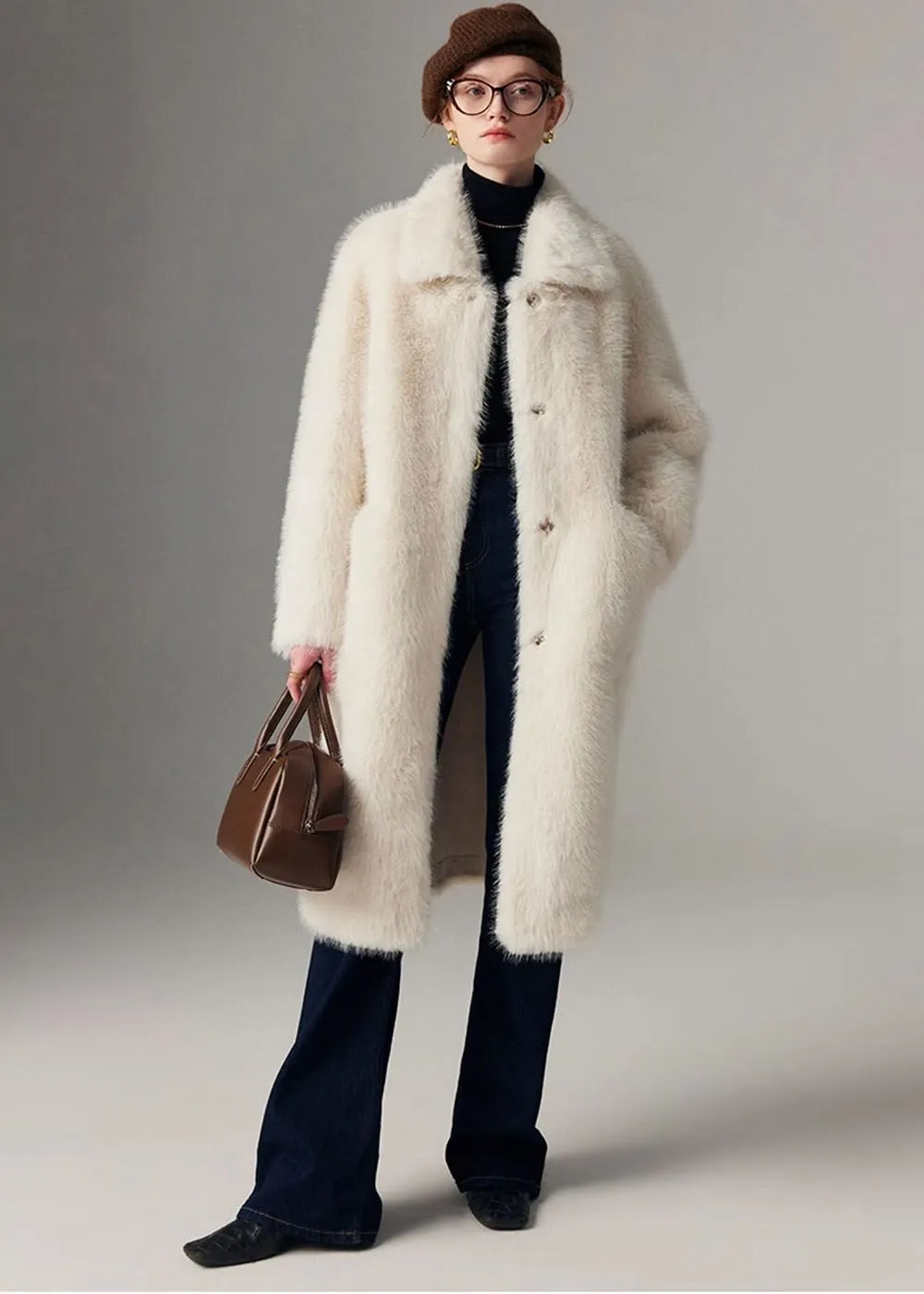 High Pile Fur Long Coat