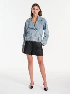 Kiera Denim Jacket - Mid Blue Wash