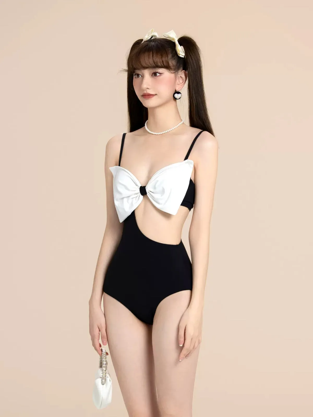 Midnight Allure Black One-Piece Swimsuit