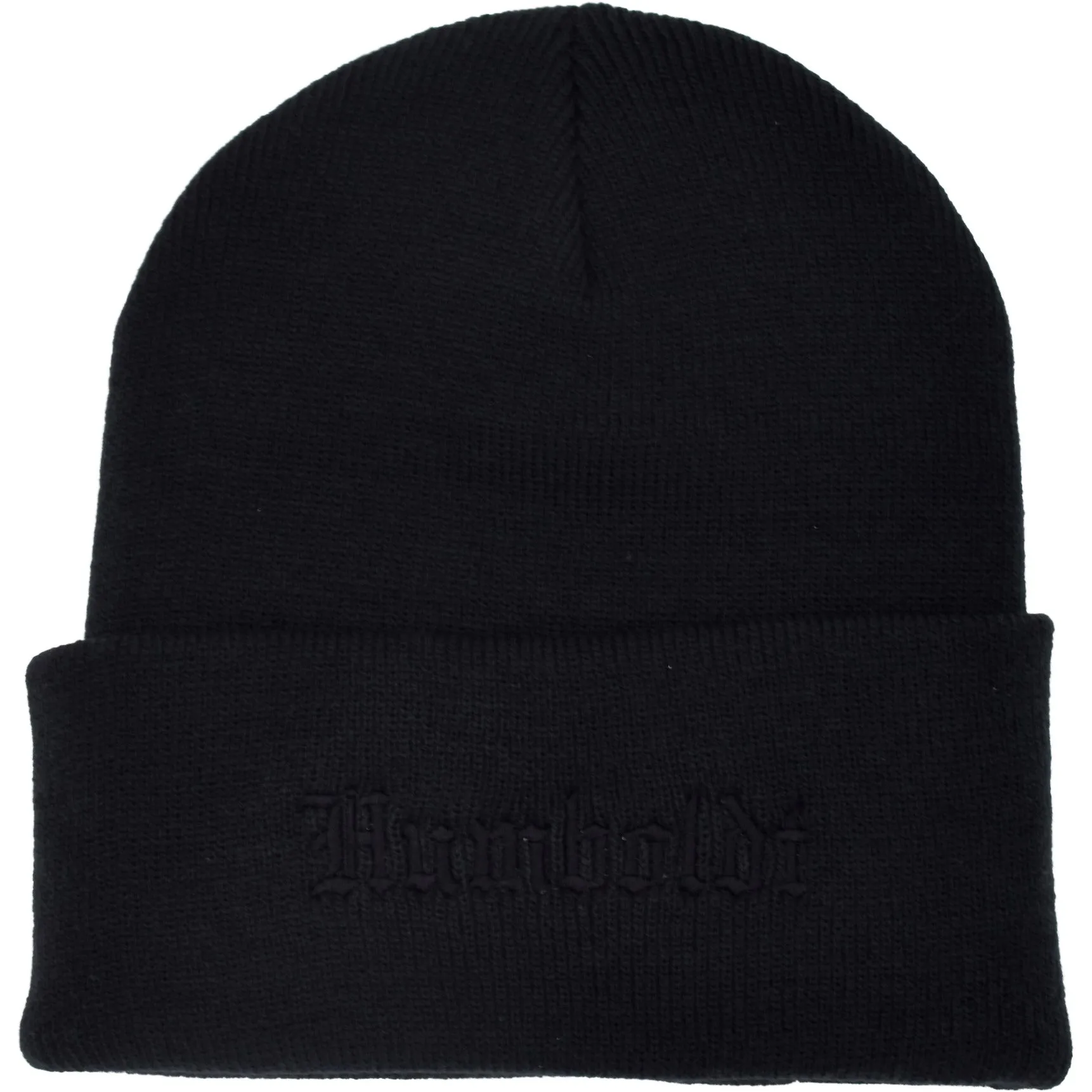 Old English Foldup Beanie BLK-BLK