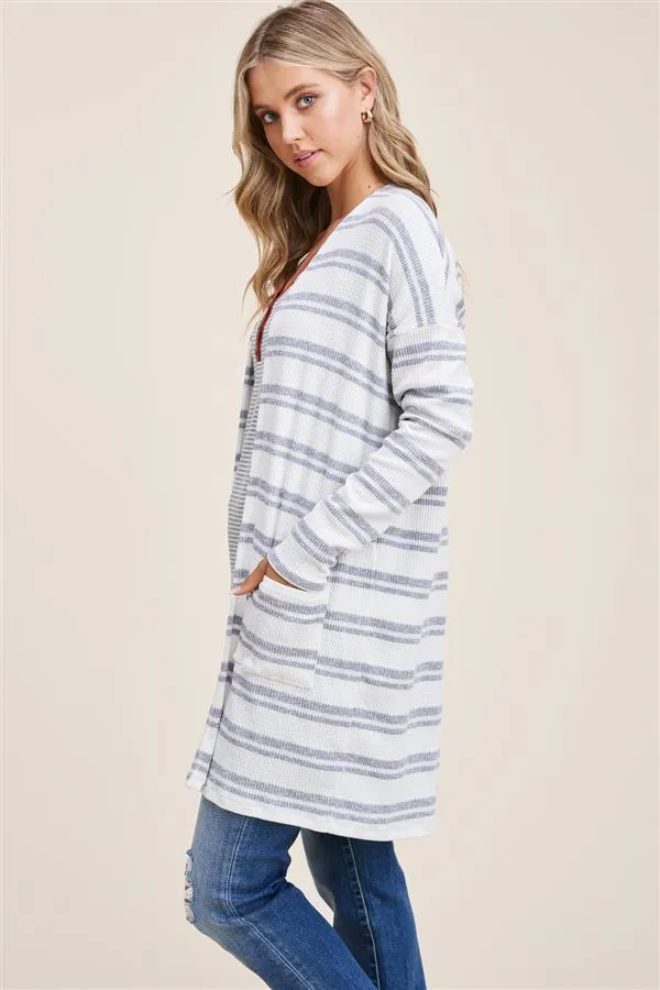 Parker Striped Cardigan