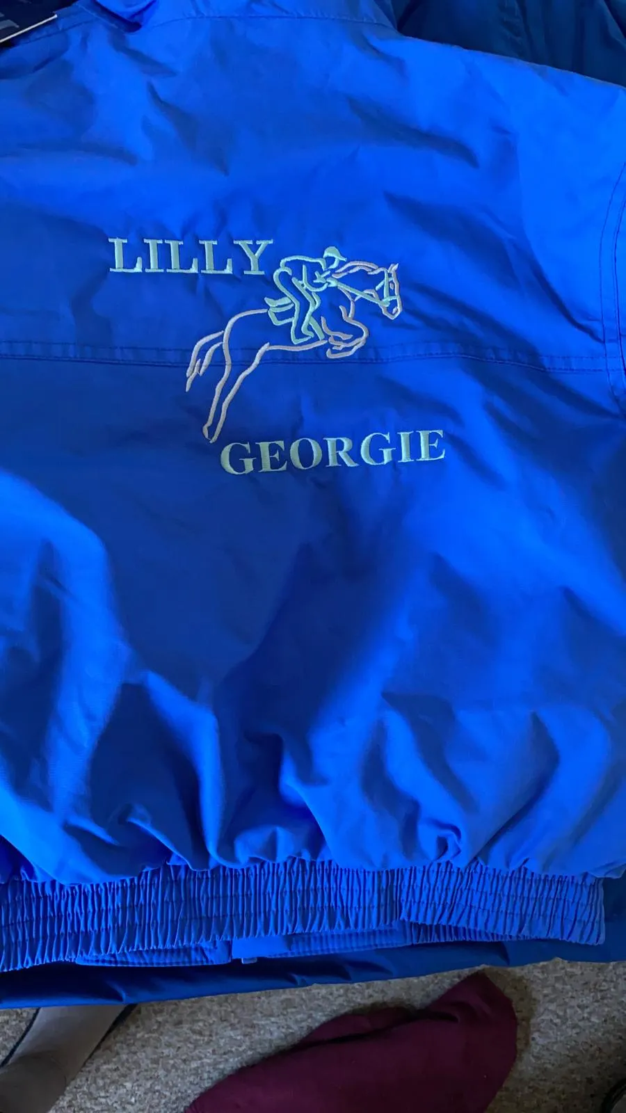 Personalised Horse and Rider Coat