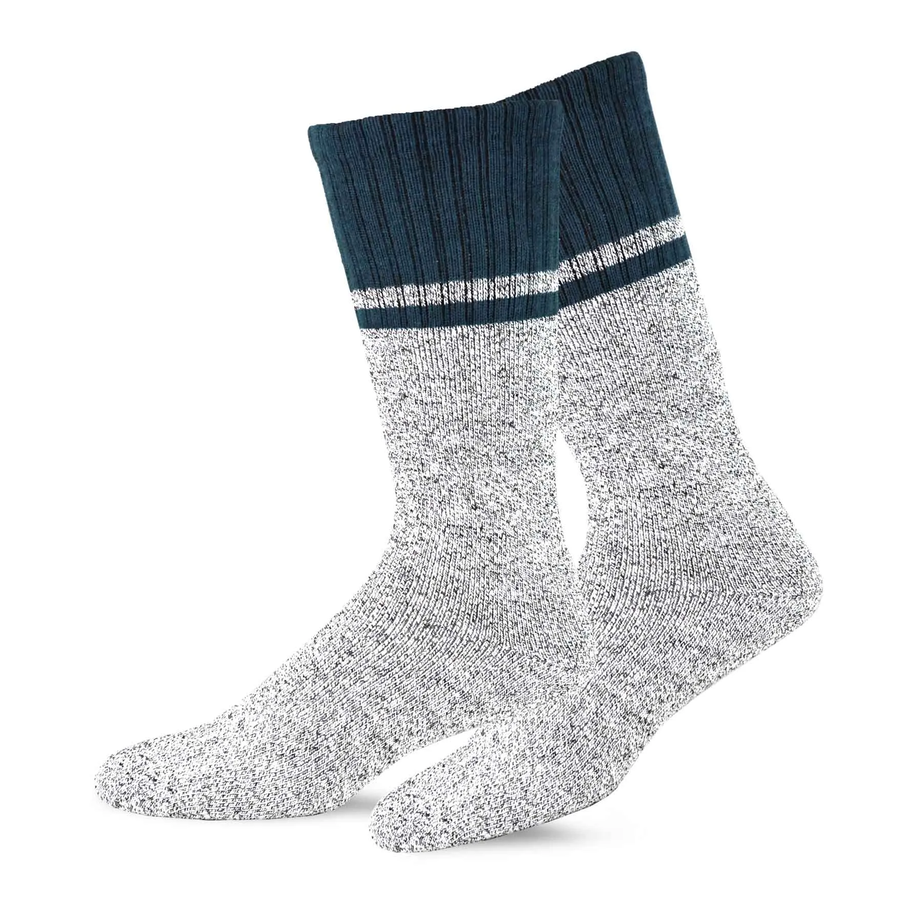 TeeHee Socks Men's Thermal Cotton Crew Colorblock 4-Pack (50763)