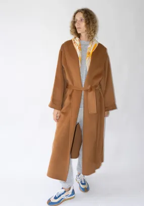 Trullem Wool Coat in Raw Sugar