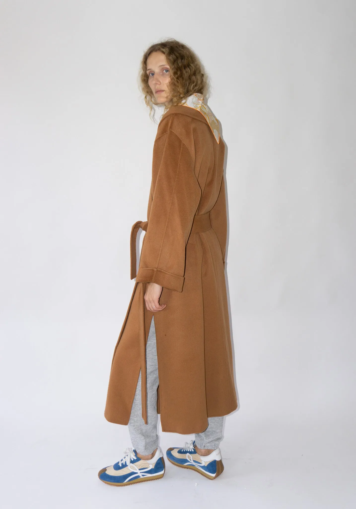 Trullem Wool Coat in Raw Sugar