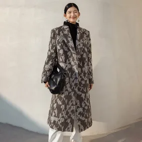 Women Wool Long Coat,Oversize Long wool Coat,Warm Wool Overcoat,Loose Wool Coat,Winter wool coat,Thicken wool Coat,Wool trench coat